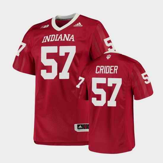 Men Indiana Hoosiers Harry Crider College Football Crimson Game Jersey
